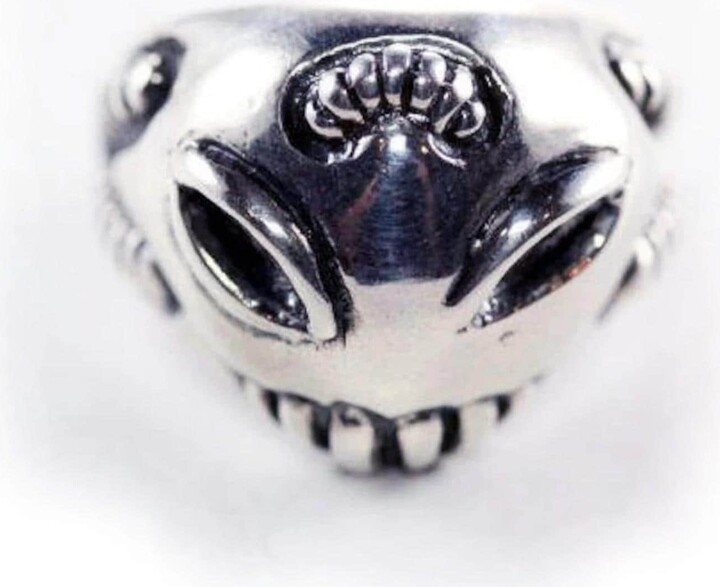 Etsy Alien Sterling Silver Ring