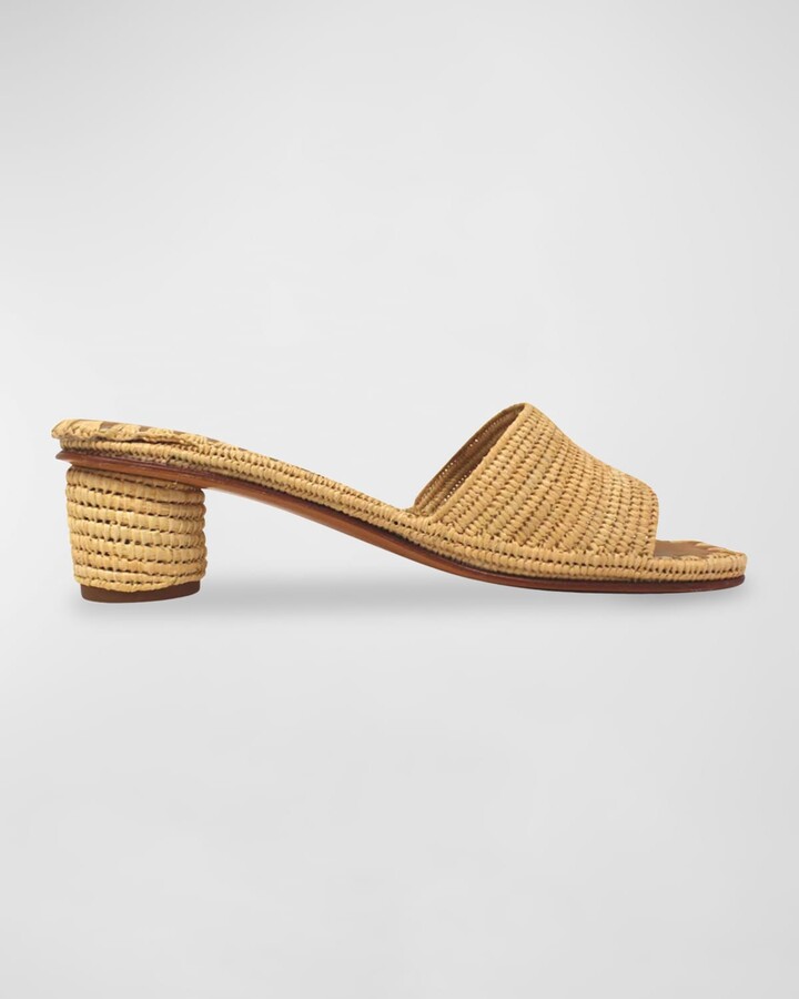 Carrie Forbes Bou Woven Slide Sandals - ShopStyle