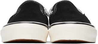 Vans Black Micro Daisy OG Classic Slip-On LX Sneakers