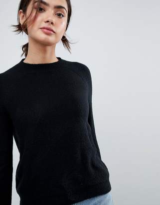 ASOS Tall Jumper In Fluffy Yarn With Crew Neck