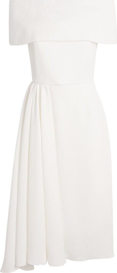 EDELINE LEE Textured Philomela Midi Dress