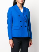 Thumbnail for your product : Alberto Biani Double-Breasted Logo Blazer