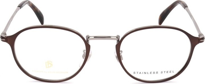 David Beckham Oval Frame Full Rim Optical Glasses