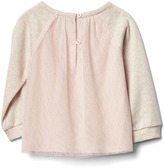 Thumbnail for your product : Gap Shimmer dots tulle top