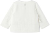 Thumbnail for your product : Petit Bateau Baby Organic Cotton Quilted Cardigan