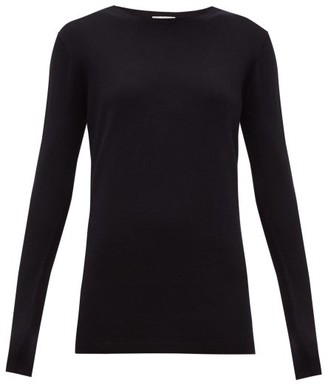 Raey Long-line Fine-knit Cashmere Sweater - Navy