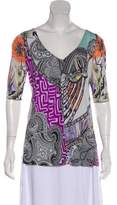 Thumbnail for your product : Etro Printed Short Sleeve Top
