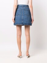 Thumbnail for your product : Beaufille Off-Centre Fastening Skirt