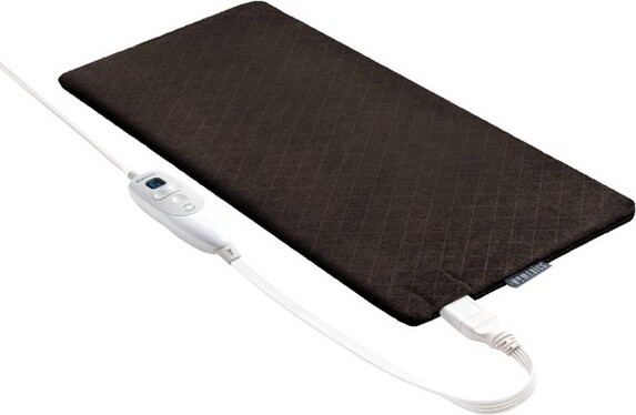 2-in-1 Shiatsu Massaging Seat Topper with Removable Massage Pillow and Heat