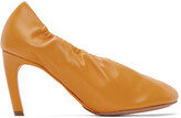 Thumbnail for your product : Dries Van Noten Orange Round Toe Pumps