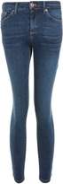 Thumbnail for your product : Topshop Womens Petite Mid Blue Sidney Jeans - Mid Stone