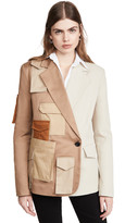 Thumbnail for your product : Monse Multi Color Patch Pocket Two Pocket Blazer