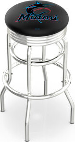Holland Bar Stool L7C3C Miami Marlins Swivel Counter Stool