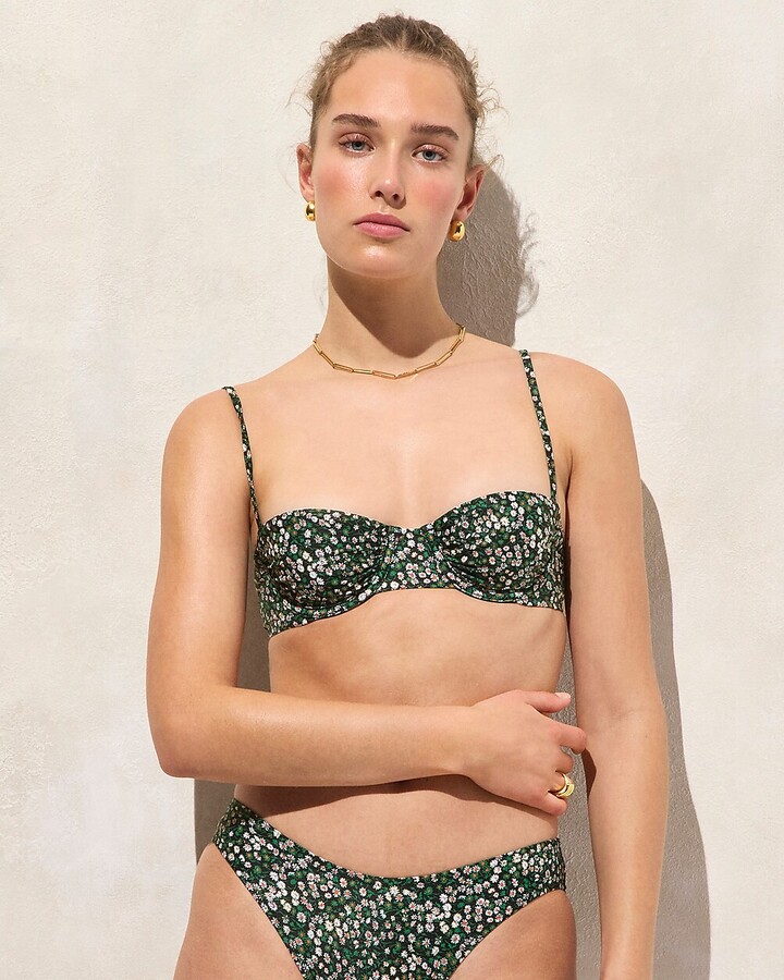 J.Crew Balconette underwire bikini top in Liberty® Marguerite fabric