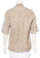 Thumbnail for your product : AllSaints Shearling Short Sleeve Jacket