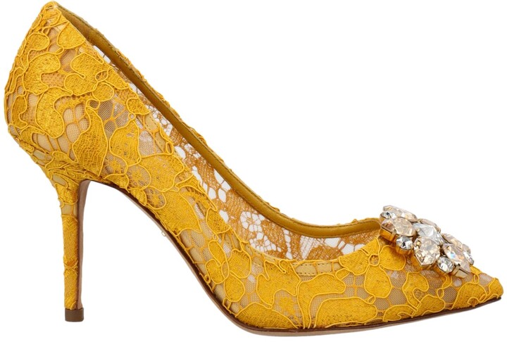 Dolce & Gabbana Yellow Women's Pumps | Shop the world's largest 