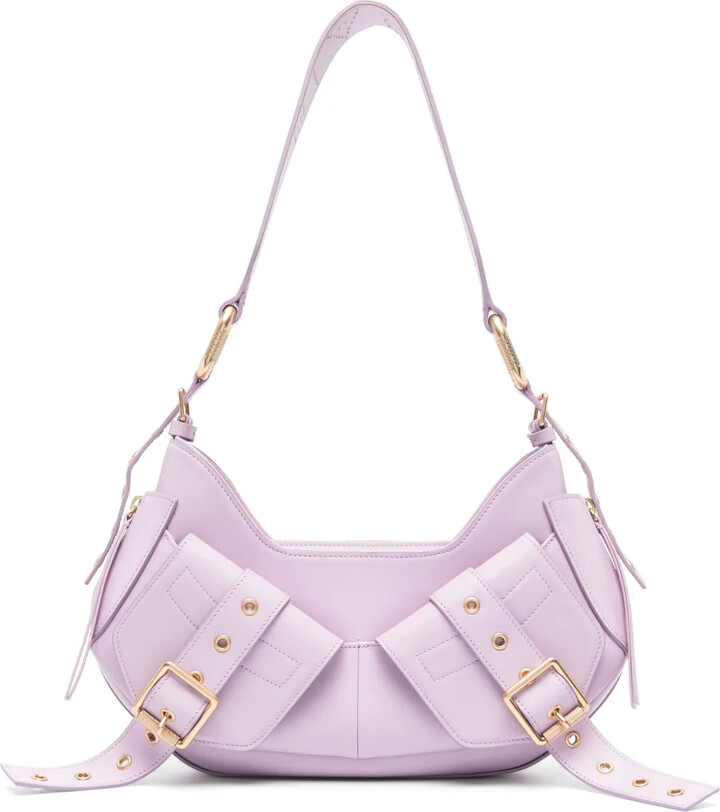 Biasia Y2k leather shoulder bag
