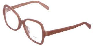 Prada Matte Square Frame Eyeglasses
