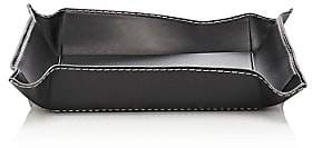 Arte & Cuoio Piombo Leather Bendable Tray - Gray