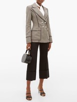 Thumbnail for your product : Peter Pilotto Double-breasted Lame-tweed Blazer - Silver Multi