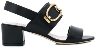 Tod's T-ring slingback sandals