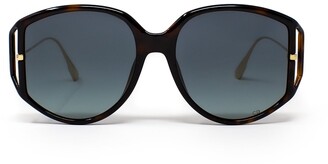 dior depth round metal sunglasses