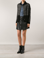 Thumbnail for your product : Proenza Schouler Cableknit Tweed Snap Cardigan