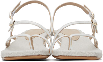 Jacquemus Off-White 'Les Sandales Basgia' Heeled Sandals