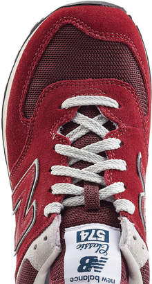 New Balance Suede and Mesh Sneakers