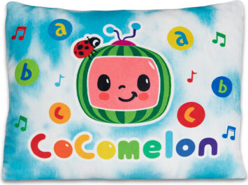 NoJo CoComelon Squishy Toddler Pillow - Blue, Green, Pink