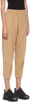 Thumbnail for your product : Gil Rodriguez SSENSE Exclusive Beige Terry Beachwood Lounge Pants