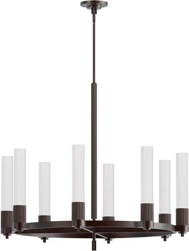ALORA MOOD Rue 38 in. 8 Light 60-Watt Warm Bronze Chandelier