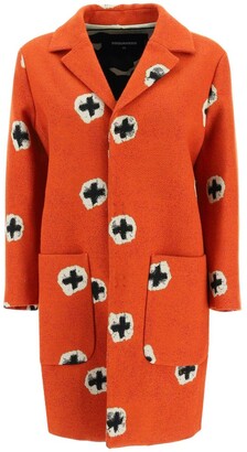 DSQUARED2 Oversized Patch Pockets Coat