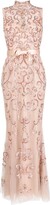 Thumbnail for your product : ZUHAIR MURAD High Neck Embellished Gown