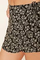 Thumbnail for your product : Forever 21 Floral Print Wrap Skort