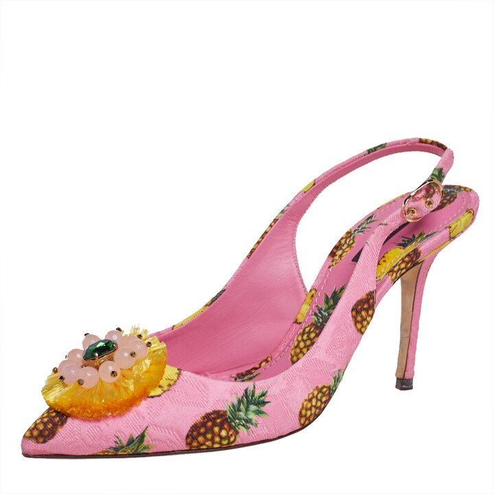 pink slingback sandals