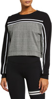 Thumbnail for your product : Lukka Lux Metric Plaid Cropped Pullover Sweater