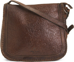 TJMAXX Leather Crossbody Stitching Detail For Women