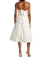 Thumbnail for your product : Amsale Duchesse Satin Strapless Dress