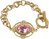 Thumbnail for your product : 1928 Pink Oval Toggle Bracelet