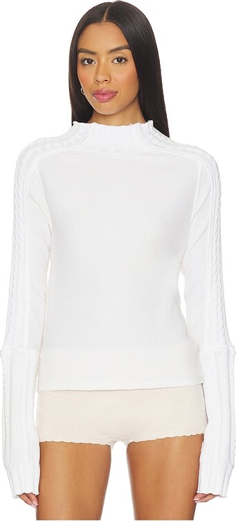 Free People x We The Free Breezy Swit Top In Ivory