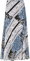 Thumbnail for your product : Marks and Spencer Floral & Striped Calf Length Skirt
