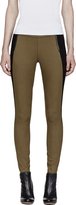 Thumbnail for your product : Marc by Marc Jacobs Khaki Colorblocked Allie Leggings