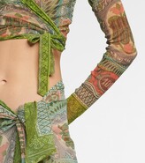 Thumbnail for your product : Jean Paul Gaultier Banknote tulle cardigan
