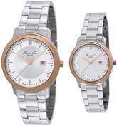 Thumbnail for your product : Kenneth Cole His and Hers Set RG IP Bezel Silver Dial Stainless Steel Watches