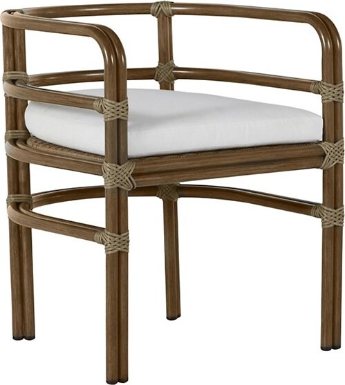 Summer Classics Malibu Outdoor Arm Chair in Blue