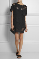 Thumbnail for your product : Etoile Isabel Marant Caty embroidered crochet-cotton mini dress