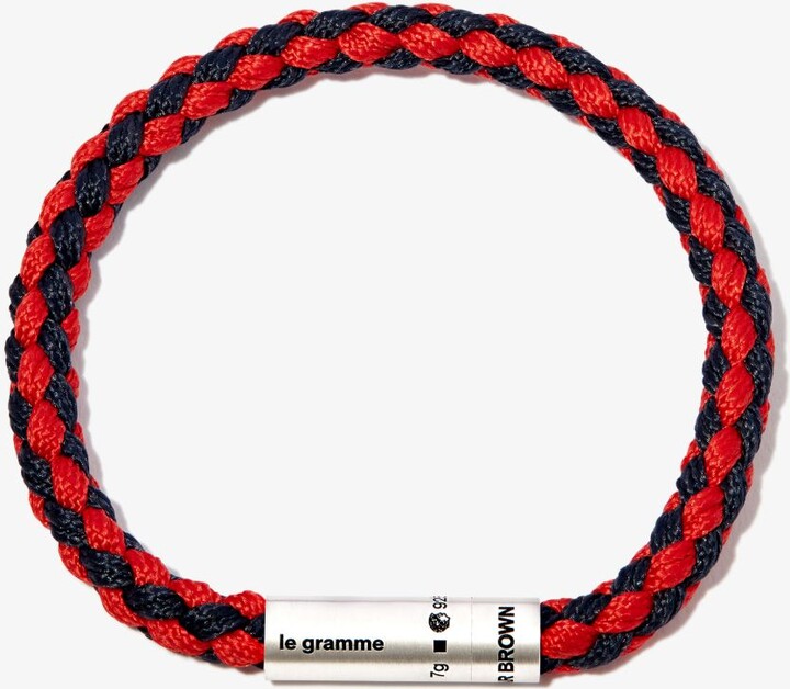 Le Gramme X Orlebar Brown Sterling Silver Le 7g Brushed Nato Cable Bracelet