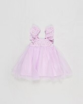 Thumbnail for your product : Cotton On Baby - Girl's Purple Floral Dresses - Evie Tulle Dress - Babies - Size 0-3 months at The Iconic