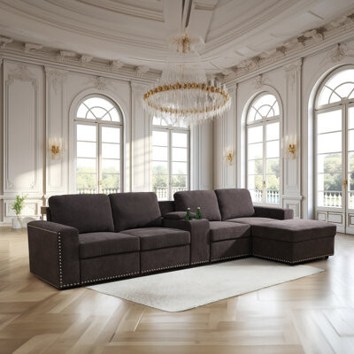 Latitude Run Leshanda 6 - Piece Upholstered Sectional